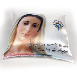 Cojín: Rostro de la Virgen de la Paz