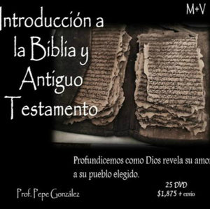 Estudio Bíblico: Introducción a la Biblia y Antiguo Testamento /25 dvd´s