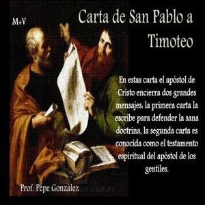 Estudio Bíblico: Carta del Apóstol San Pablo a Timoteo /7 dvd´s